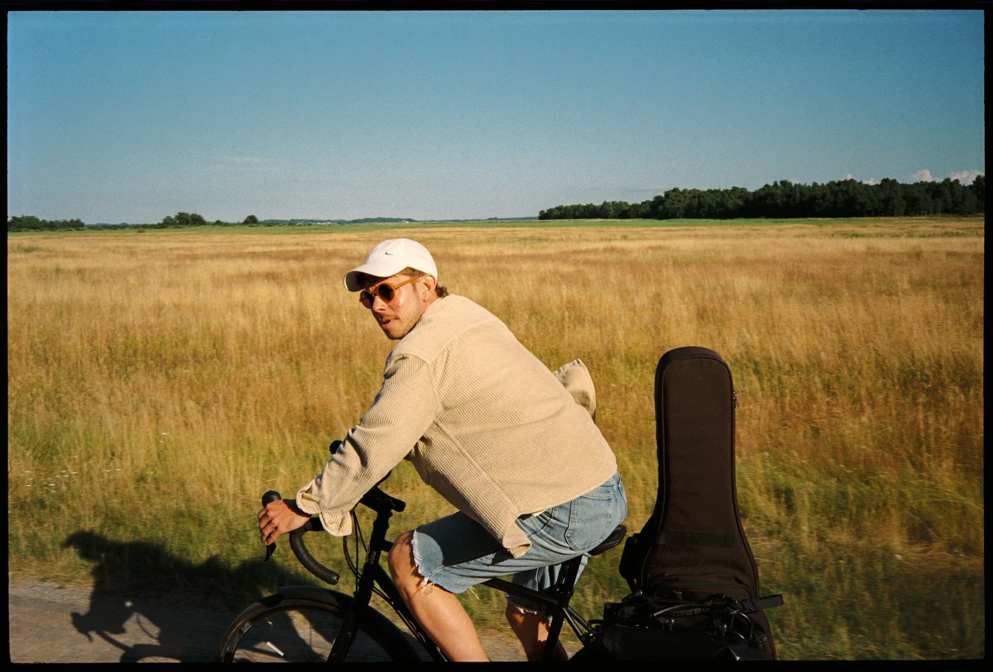 Jonas on bike